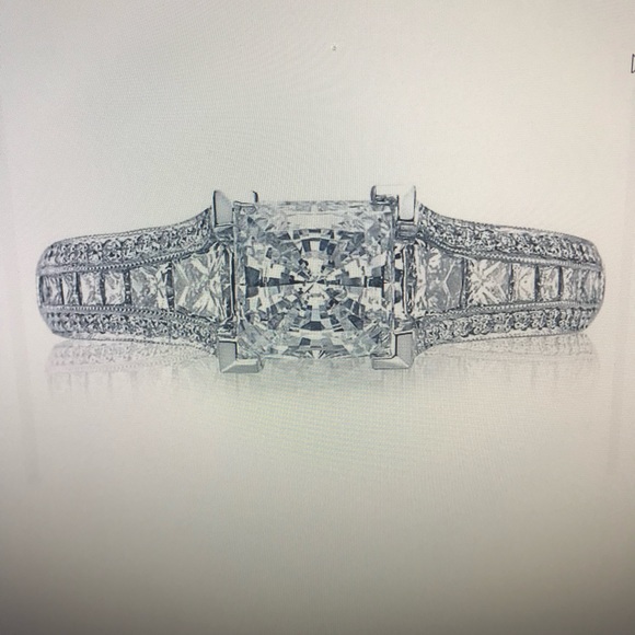 Tacori engagement ring - Picture 2 of 8